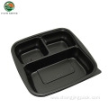 Disposable 3 Compartment Microwavable Plastic Food Container